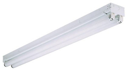 Divine Lighting DL-4804-WH-232EH-EM1400 4' Two Light Strip Light, White