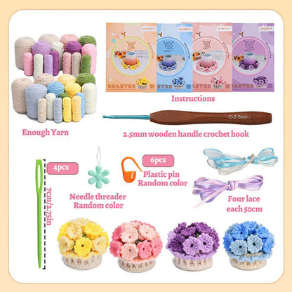 Four Colors (Purple+Pink+Yellow+Blue)