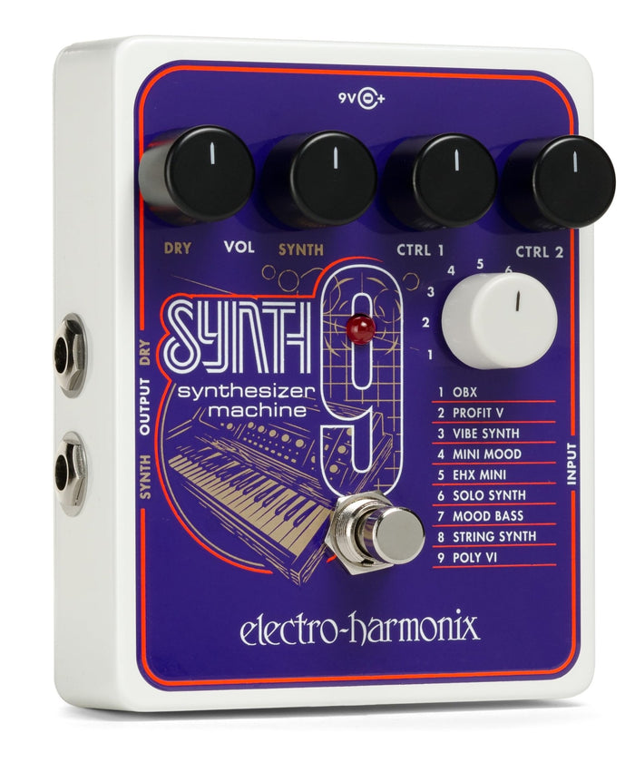 Electro - Harmonix SYNTH9 Synthesizer Machine Pedal - electronicsexpo.com - Guitar Pedals & Effects