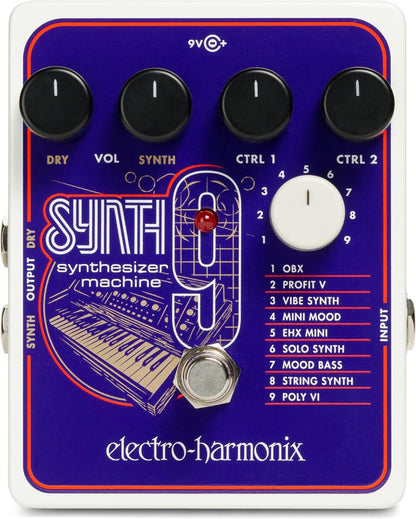 Electro - Harmonix SYNTH9 Synthesizer Machine Pedal - electronicsexpo.com - Guitar Pedals & Effects