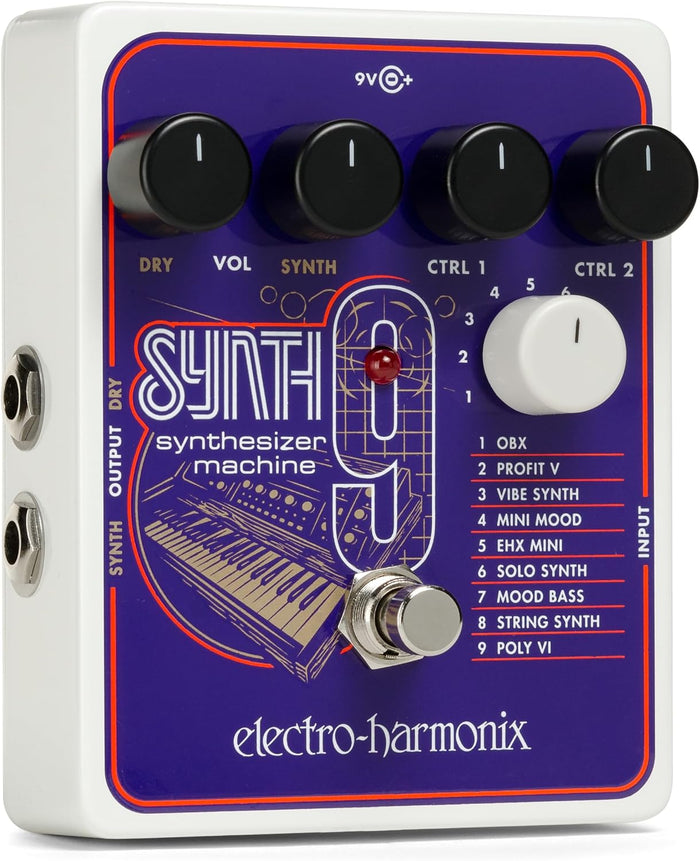 Electro - Harmonix SYNTH9 Synthesizer Machine Pedal - electronicsexpo.com - Guitar Pedals & Effects