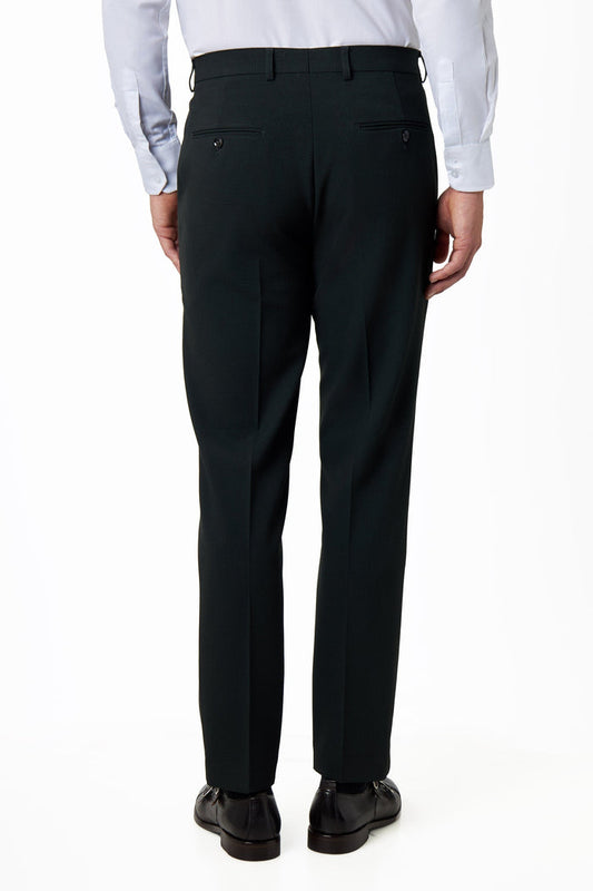 Finley – Olive Green Prince of Wales Check Suit Trousers