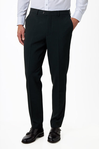 FINLEY – Olive Green Prince of Wales Checks Double Breasted 2 Piece Suit