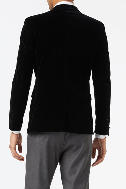 GARY- BLACK VELVET BLAZER