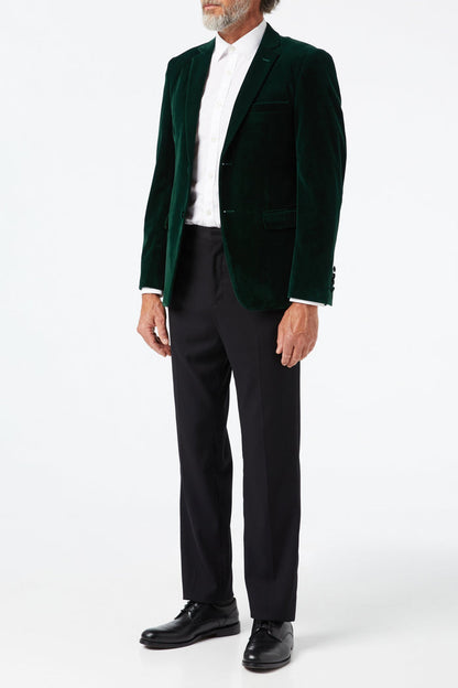 GARY- GREEN VELVET BLAZER