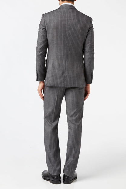 George - Double Breasted Grey Pinstripe Suit