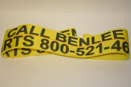 G&H Manufacturing Tie Down Strap 4 inch x 36 inch - Roll Off Trailer Parts