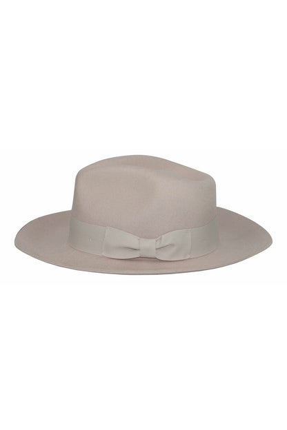 Gladwin Bond 100% Wool Cream Fedora Stiff Hat