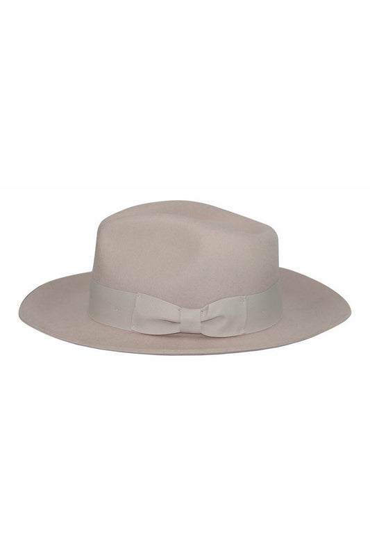 Gladwin Bond 100% Wool Cream Fedora Stiff Hat