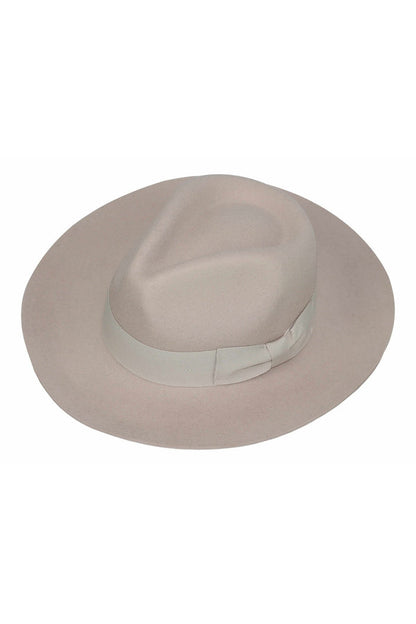 Gladwin Bond 100% Wool Cream Fedora Stiff Hat