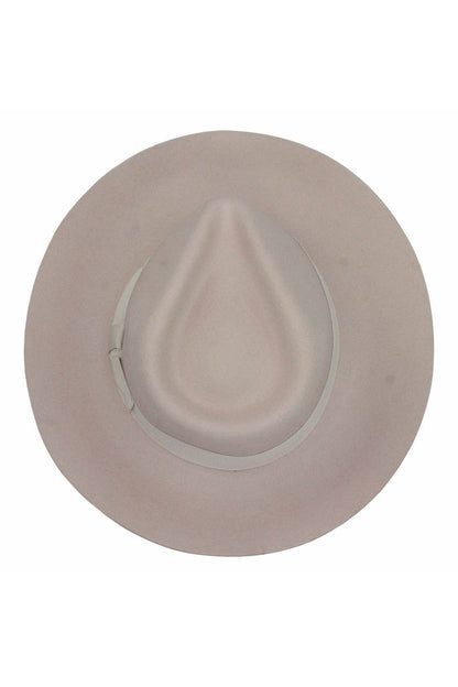 Gladwin Bond 100% Wool Cream Fedora Stiff Hat