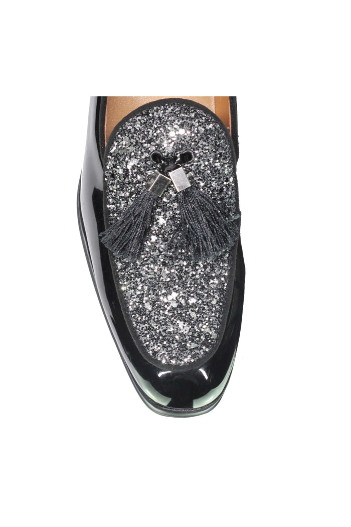GLITTER - SHINY TASSEL LOAFERS