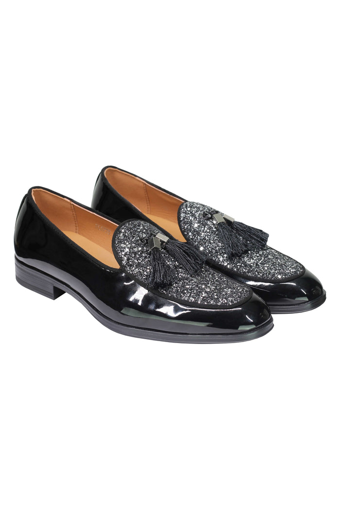 GLITTER - SHINY TASSEL LOAFERS