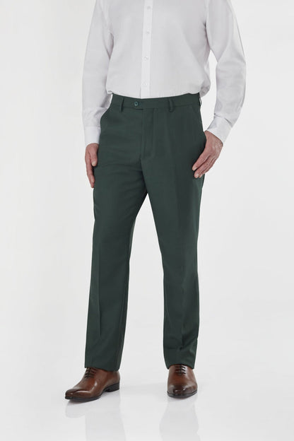 GREEN DOUBLE BREASTED TAILORED SUIT GOLD BUTTONS