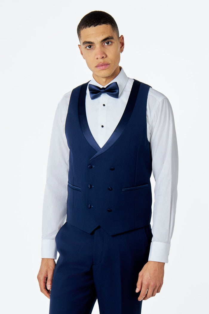 GREG – NAVY BLUE 3 PIECE WEDDING SUIT TUXEDO
