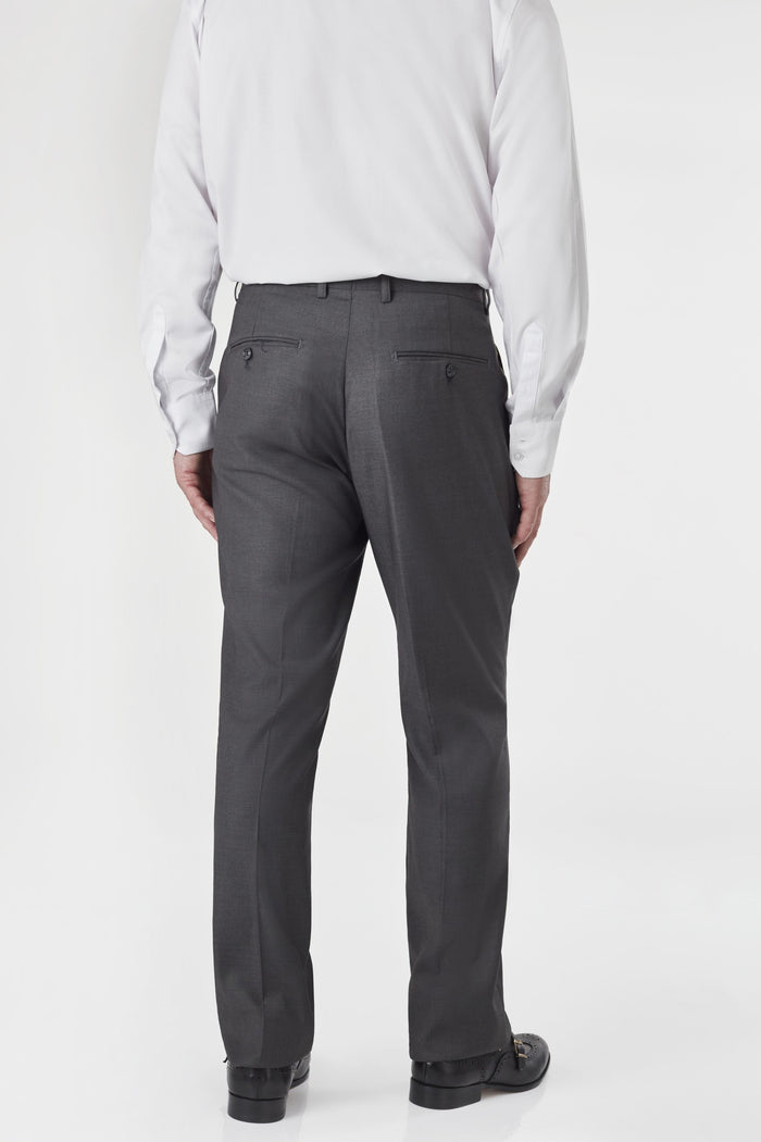 Grey Chinese Grandad Collar Nehru Jacket Suit
