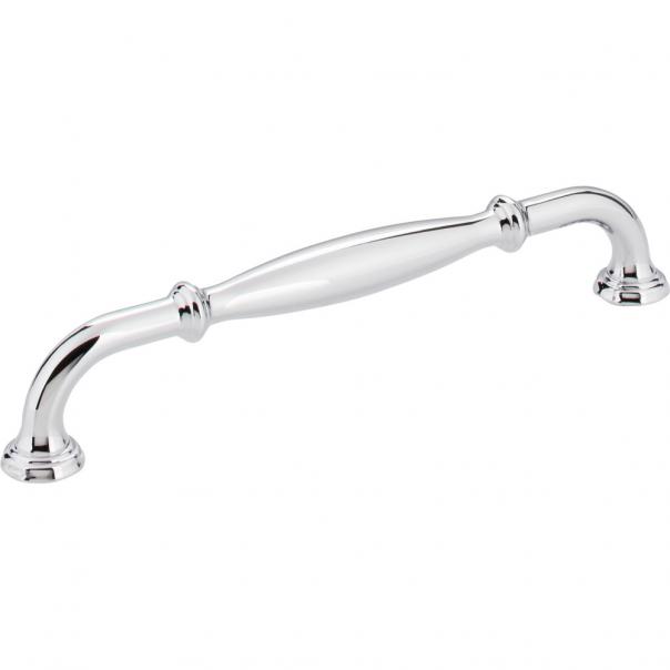 Hardware Resources 658-160PC Tiffany 160mm Center to Center Cabinet Pull, Polished Chrome