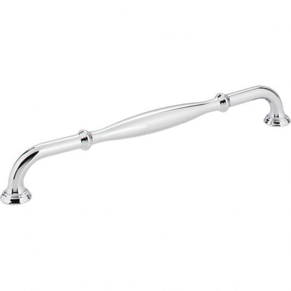 Hardware Resources 658-224PC Tiffany 224mm Center to Center Cabinet Pull, Polished Chrome