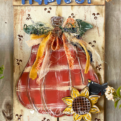 Harvest Blessings Pallet Sign Door Hanger *SALE*