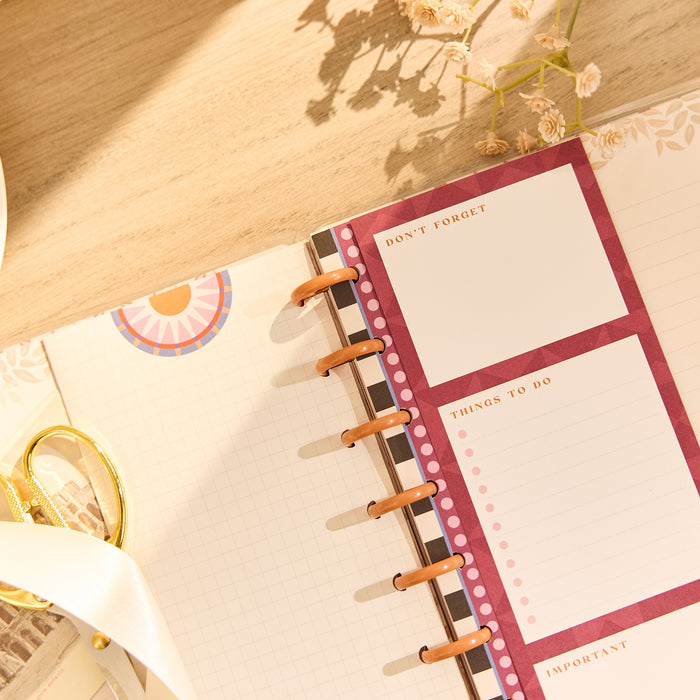 Horizon Lines - Dot Grid + Dotted Lined Classic Folded Filler Paper - 40 Sheets