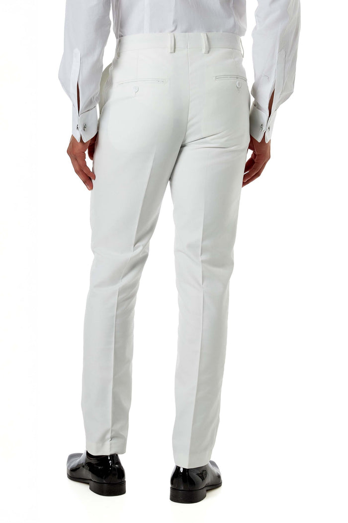 Ivory Jacquard 3 Piece Wedding Tuxedo Suit Tailored Fit