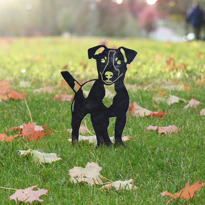 Jack Russell Terrier Metal Silhouette