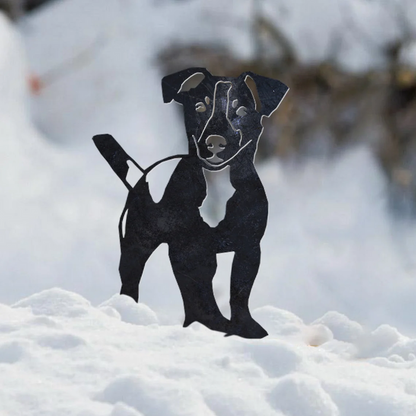 Jack Russell Terrier Metal Silhouette