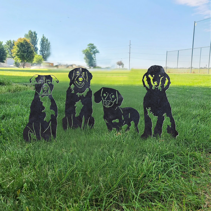 Jack Russell Terrier Metal Silhouette