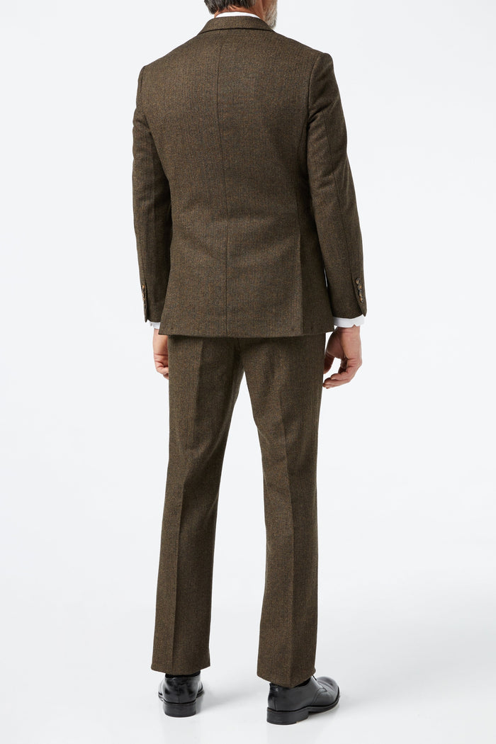JAX - BROWN HERRINGBONE TWEED SUIT