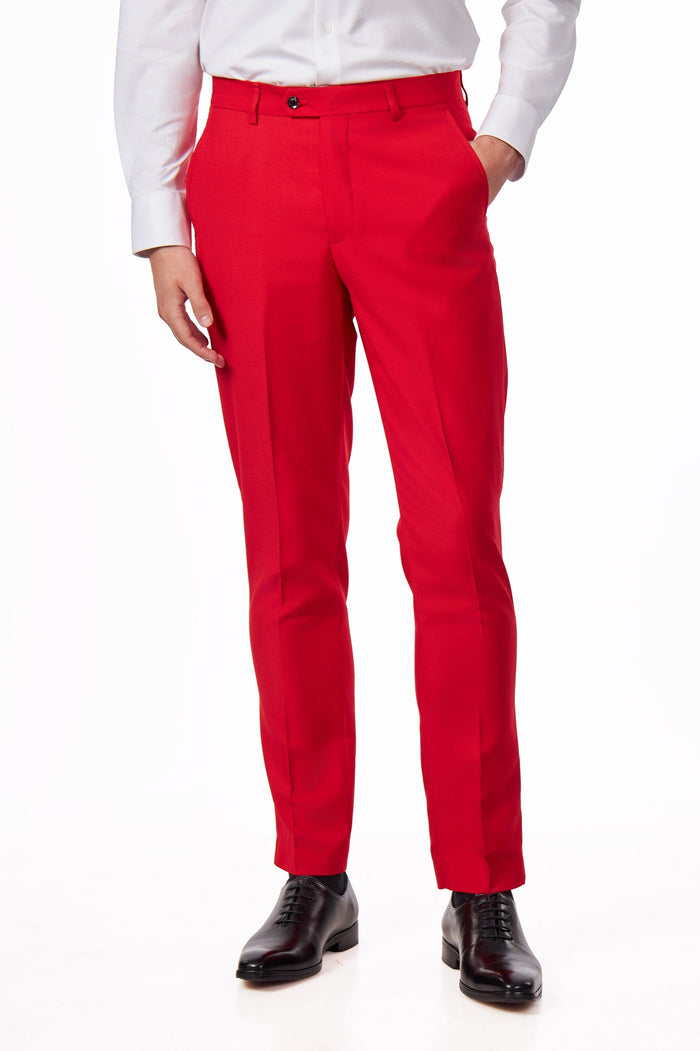 JROSS - RED PLAIN SUIT