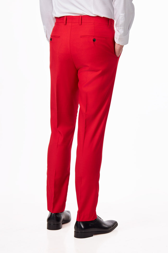 JROSS - RED FORMAL SUIT TROUSER