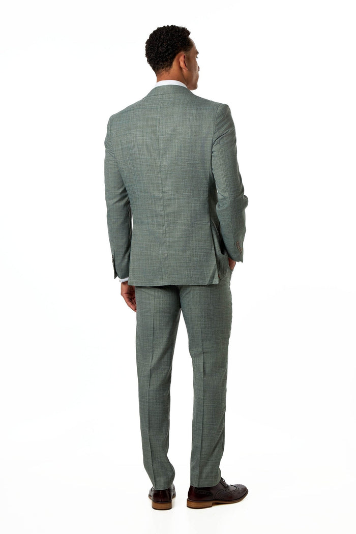 Kaiser - Sage Green Textured Tailored Suit