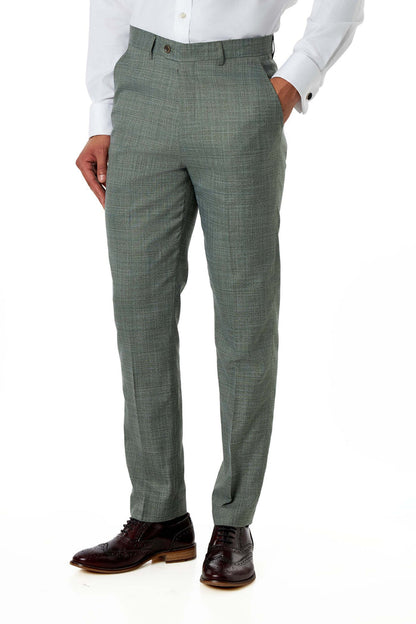 Kaiser - Sage Green Textured Tailored Suit