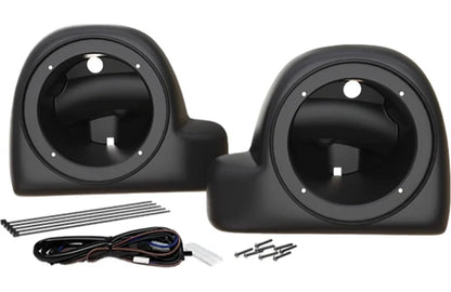 Kenwood Excelon CA - POD14AC Lower Speaker Pods for Air - Cooled Harley - Davidson Touring Motorcycles - electronicsexpo.com - Motorcycle + ATV + UTV