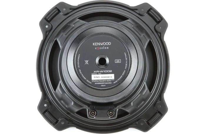 Kenwood Excelon XR - W1002 10" 2 - ohm Component Subwoofer - electronicsexpo.com - Car Subwoofers