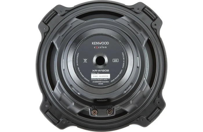 Kenwood Excelon XR - W1202 12" 2 - ohm Component Subwoofer - electronicsexpo.com - Car Subwoofers