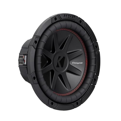Kicker CompVR 52CVR102 CompVR 10" Subwoofer with Dual 2 - ohm Voice Coils - electronicsexpo.com - Car Subwoofers