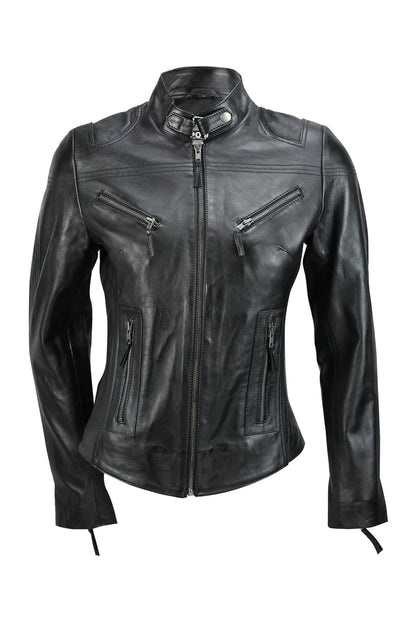 XPOSED LADIES JACKET IN BLACK