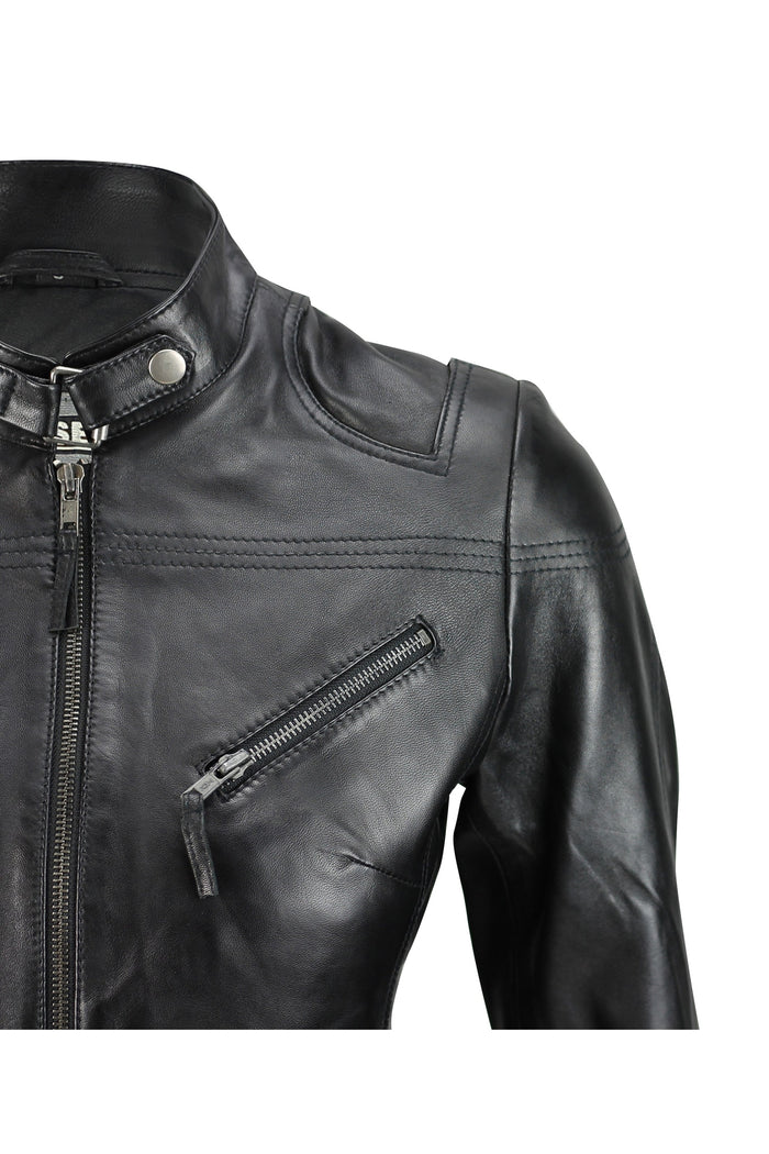XPOSED LADIES JACKET IN BLACK