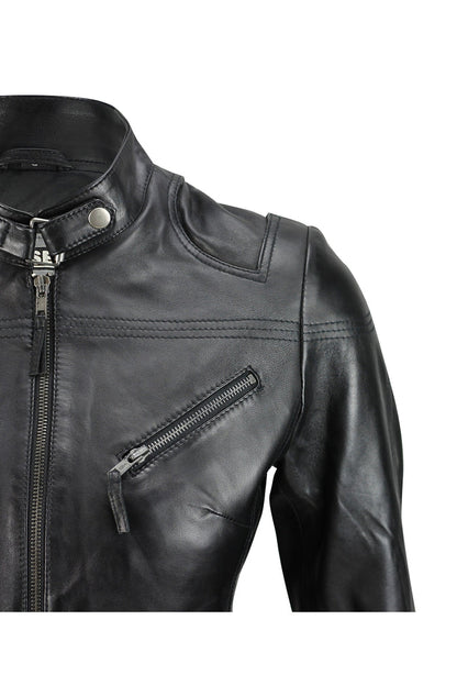 XPOSED LADIES JACKET IN BLACK
