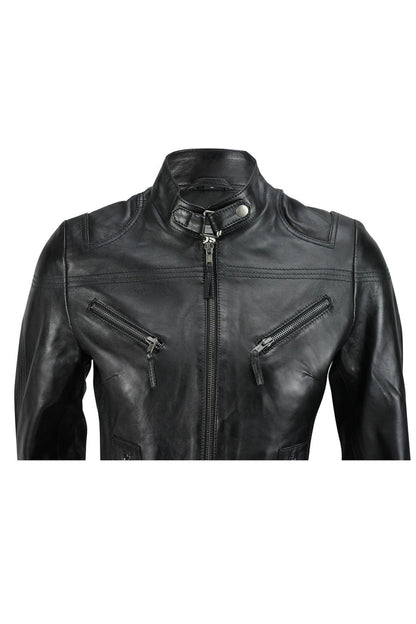 XPOSED LADIES JACKET IN BLACK