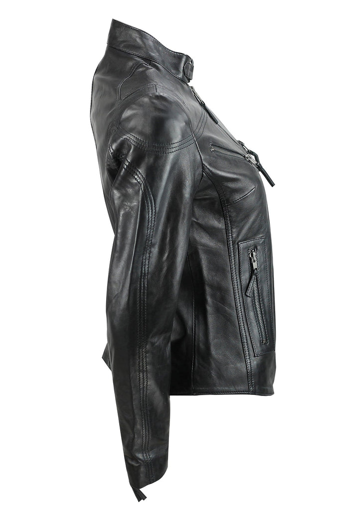 XPOSED LADIES JACKET IN BLACK