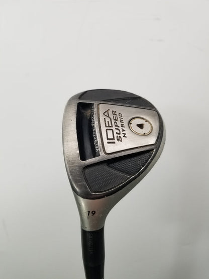 LEFTY 2010 ADAMS IDEA BLACK SUPER HYBRID 19* STIFF OZIK PROGRAM H7.1 FAIR