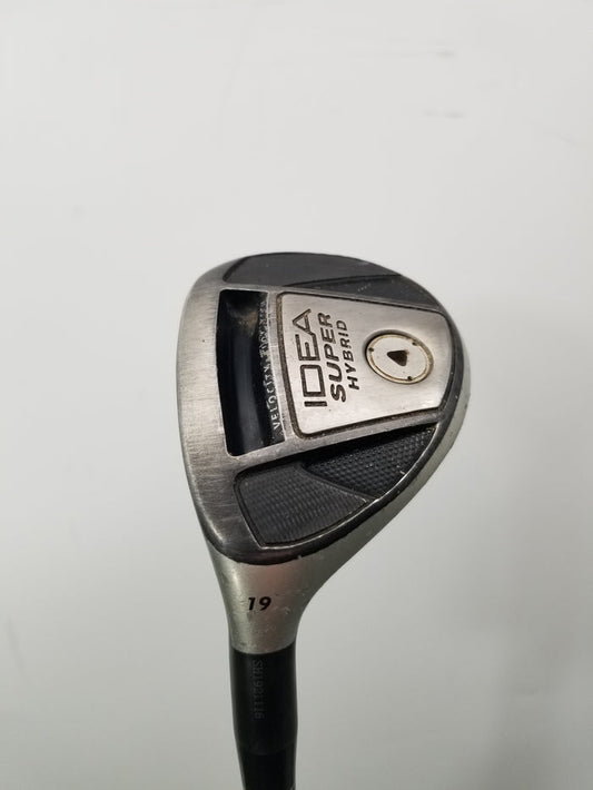 LEFTY 2010 ADAMS IDEA BLACK SUPER HYBRID 19* STIFF OZIK PROGRAM H7.1 FAIR