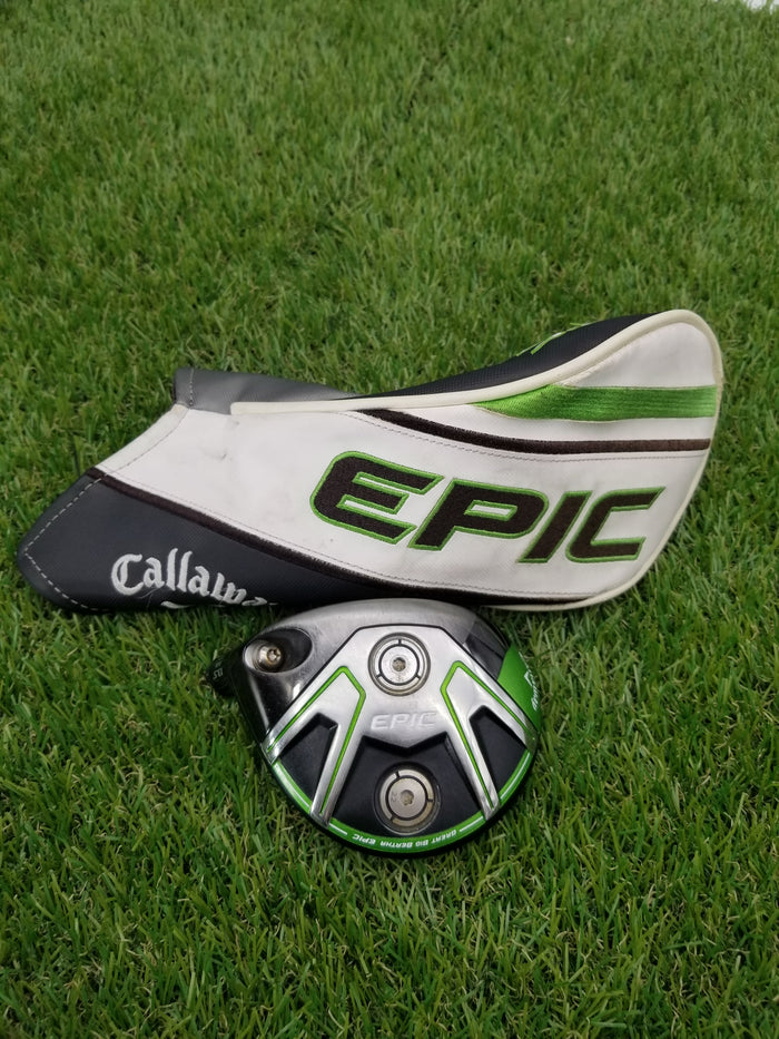 LEFTY 2017 CALLAWAY GBB EPIC SUB ZERO 3 WOOD 13.5* CLUBHEAD ONLY + HC GOOD