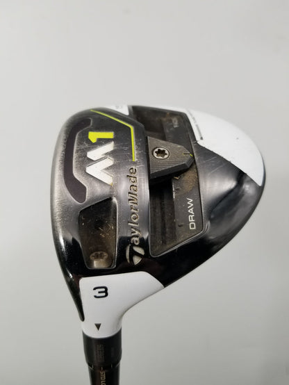 LEFTY 2017 TAYLORMADE M1 3 WOOD 15* REGULAR MITSUBISHI KURO KAGE 70 +HC GOOD