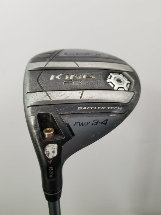 LEFTY 2018 COBRA KING F8 3-4 FWY WOOD 15.5 *REGULAR MATRIX OZIK MFS 65 GOOD