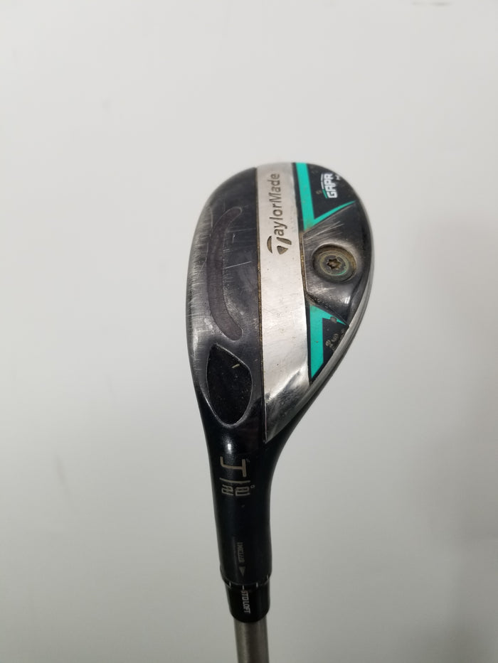 LEFTY 2019 TAYLORMADE GAPR HI 4 HYBRID 22* STIFF AEROTECH STEELFIBER I95 GOOD