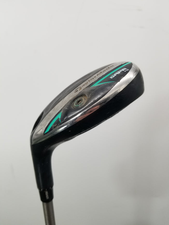 LEFTY 2019 TAYLORMADE GAPR HI 4 HYBRID 22* STIFF AEROTECH STEELFIBER I95 GOOD
