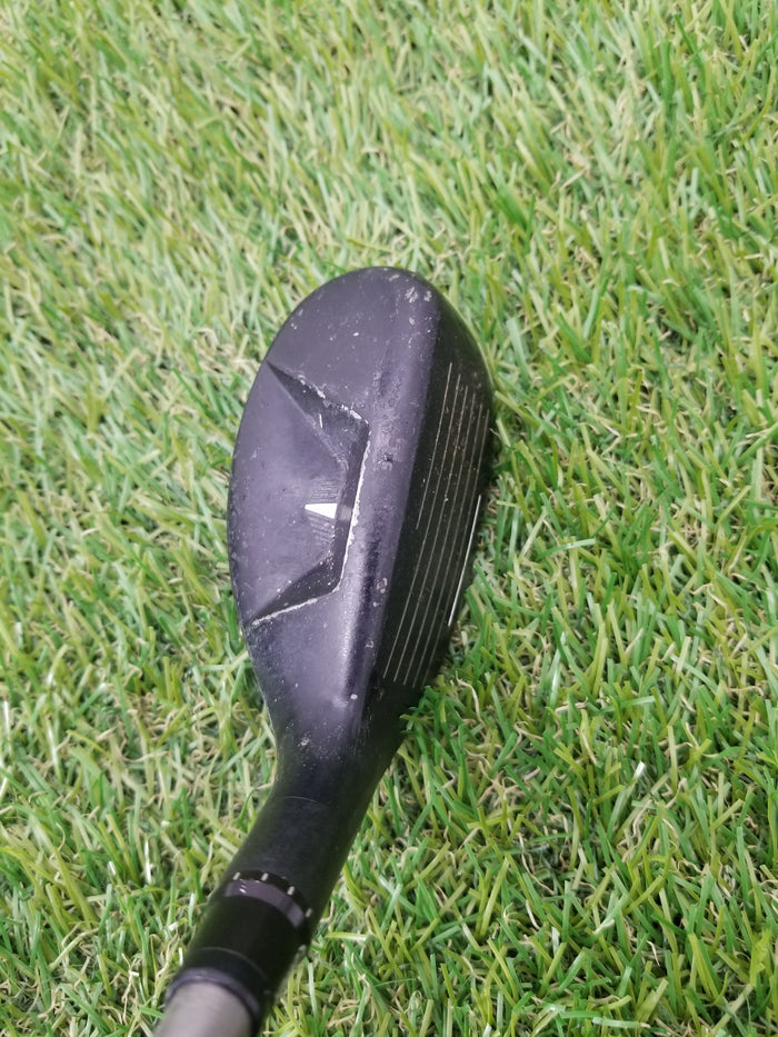 LEFTY 2019 TAYLORMADE GAPR HI 4 HYBRID 22* STIFF AEROTECH STEELFIBER I95 GOOD